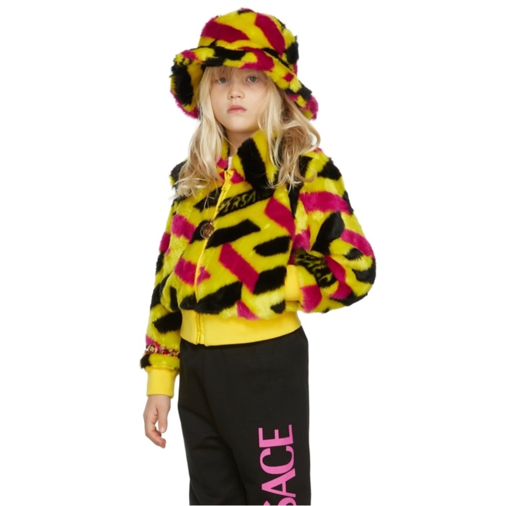 Kids Versace Fur Jacket- Worn Once